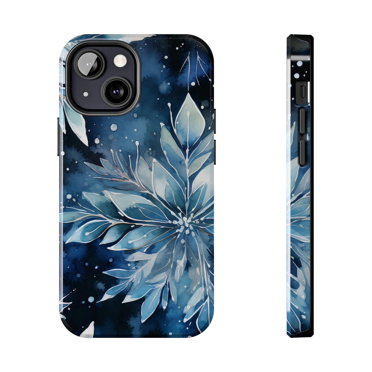 Winter’s Embrace – Blue Snowflake Samsung Galaxy Case