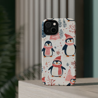 Penguin Paradise – Christmas Cheer MagSafe iPhone Case