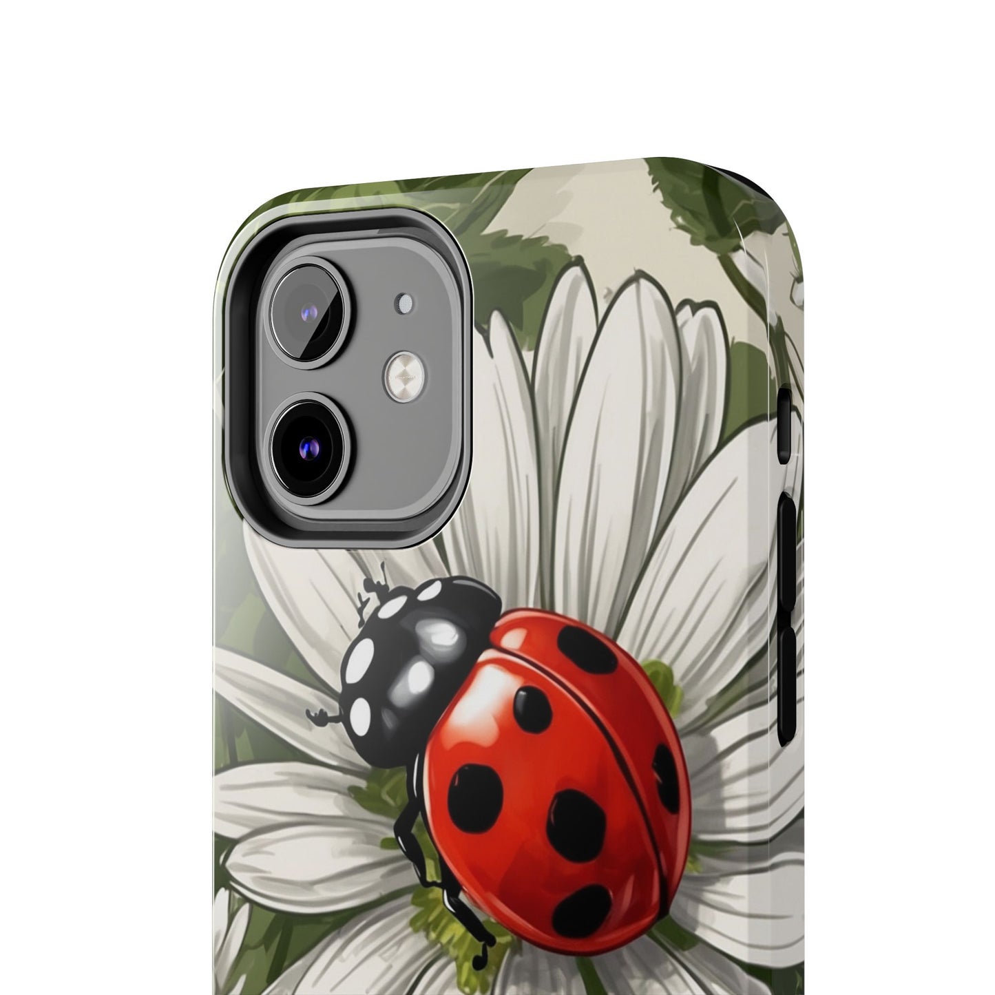 Ladybug & Daisy Garden Charm - iPhone Series Case