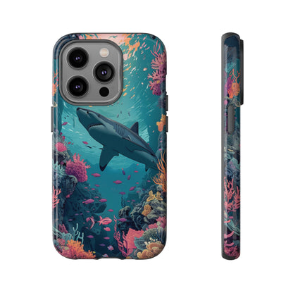 Ocean Shark Coral Reef iPhone Case