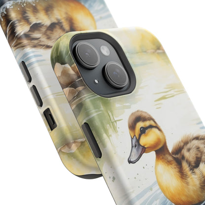 Graceful Duck Reflection – MagSafe iPhone Case