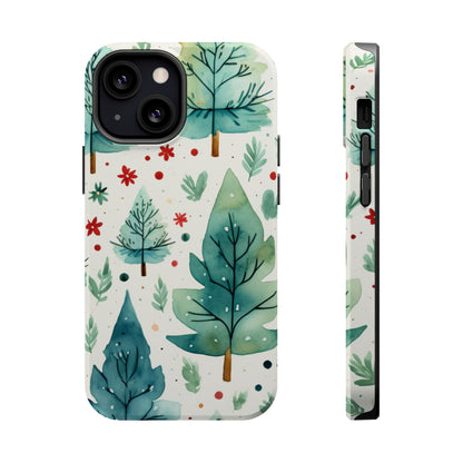 Watercolor Winter Forest - MagSafe iPhone Series Case