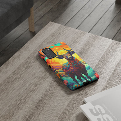 Vibrant Stag in Bloom – Samsung Galaxy Case