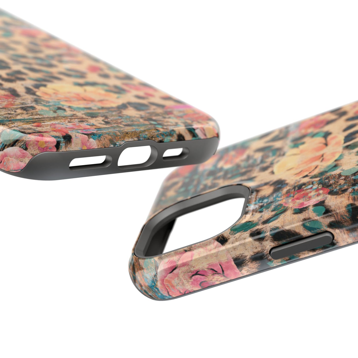 Rustic Floral Leopard - MagSafe iPhone Series Case