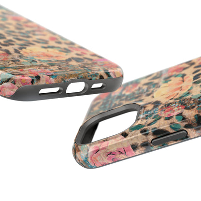 Rustic Floral Leopard - MagSafe iPhone Series Case