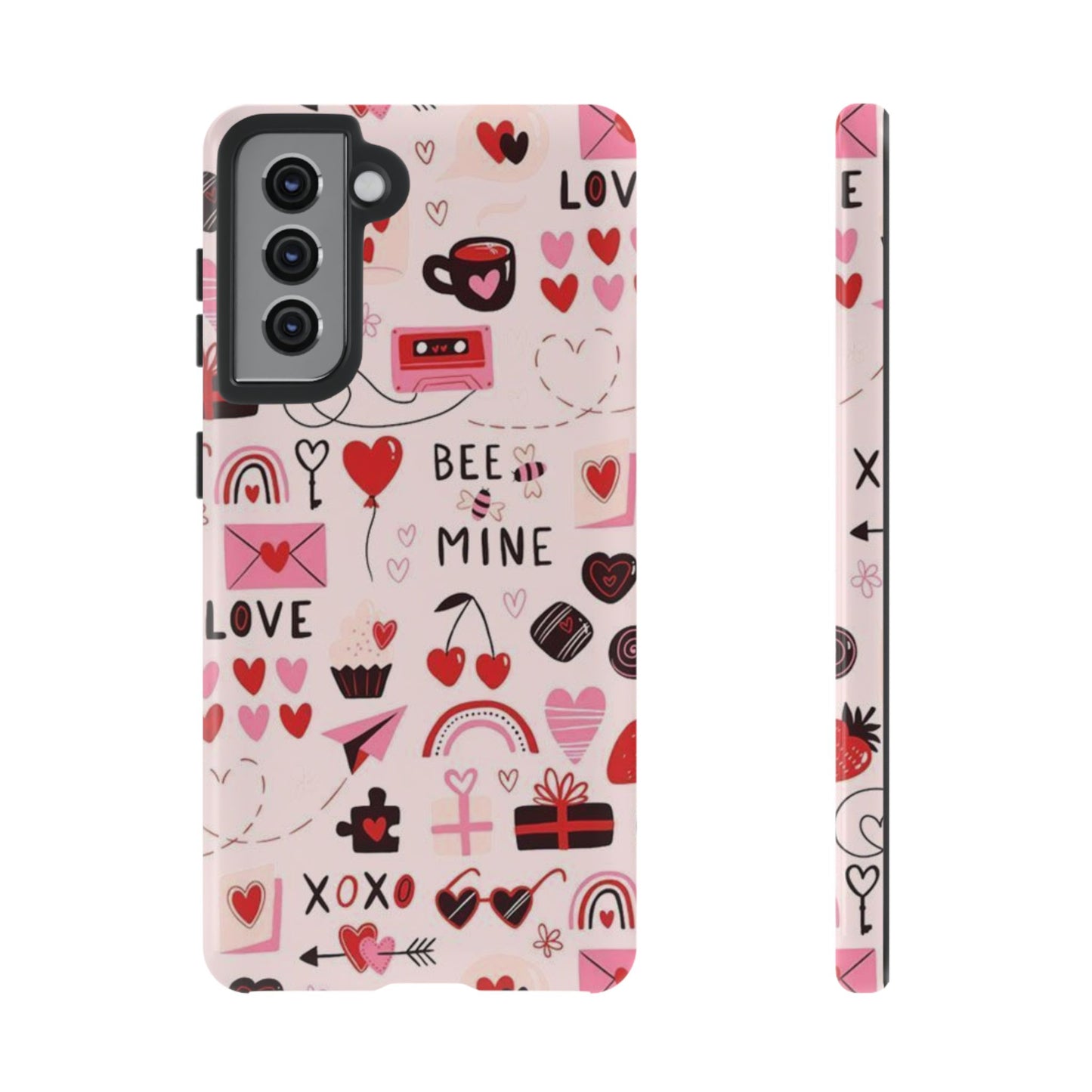 Samsung Galaxy Case: Bee Mine Love Doodles