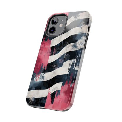 Blood Zebra iPhone Case – Bold Red & Black Pattern