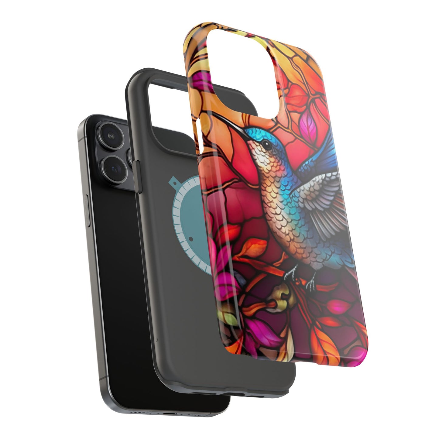 Radiant Multicolor Bird Artwork - MagSafe iPhone Case