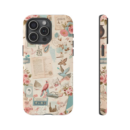 Vintage Collage iPhone Case - Retro Nostalgic Protective Cover