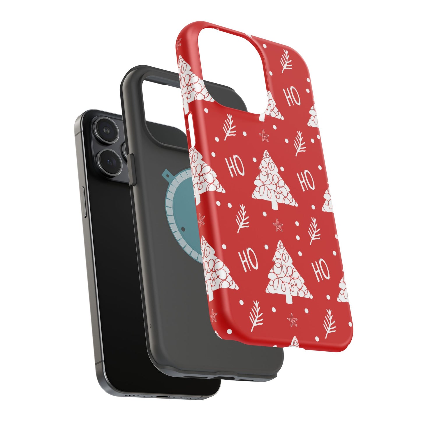 MagSafe iPhone Case: Ho Ho Ho – Christmas Tree Wonderland