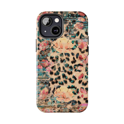 Rustic Floral Leopard - iPhone Series Case