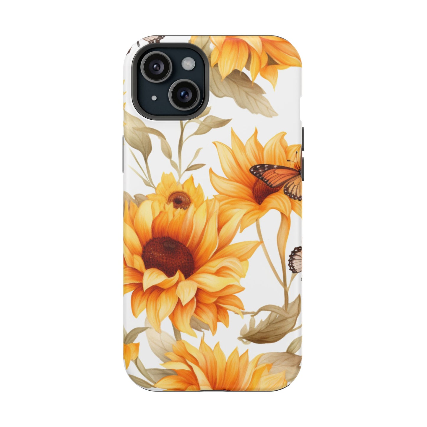 Sunflower & Monarch Garden - MagSafe iPhone Series Case