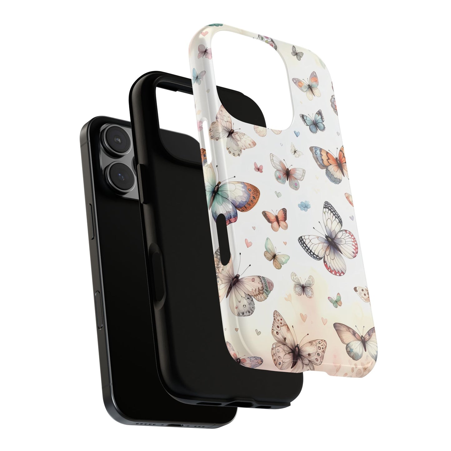 Watercolor Butterfly Phone Case for iPhone & Samsung