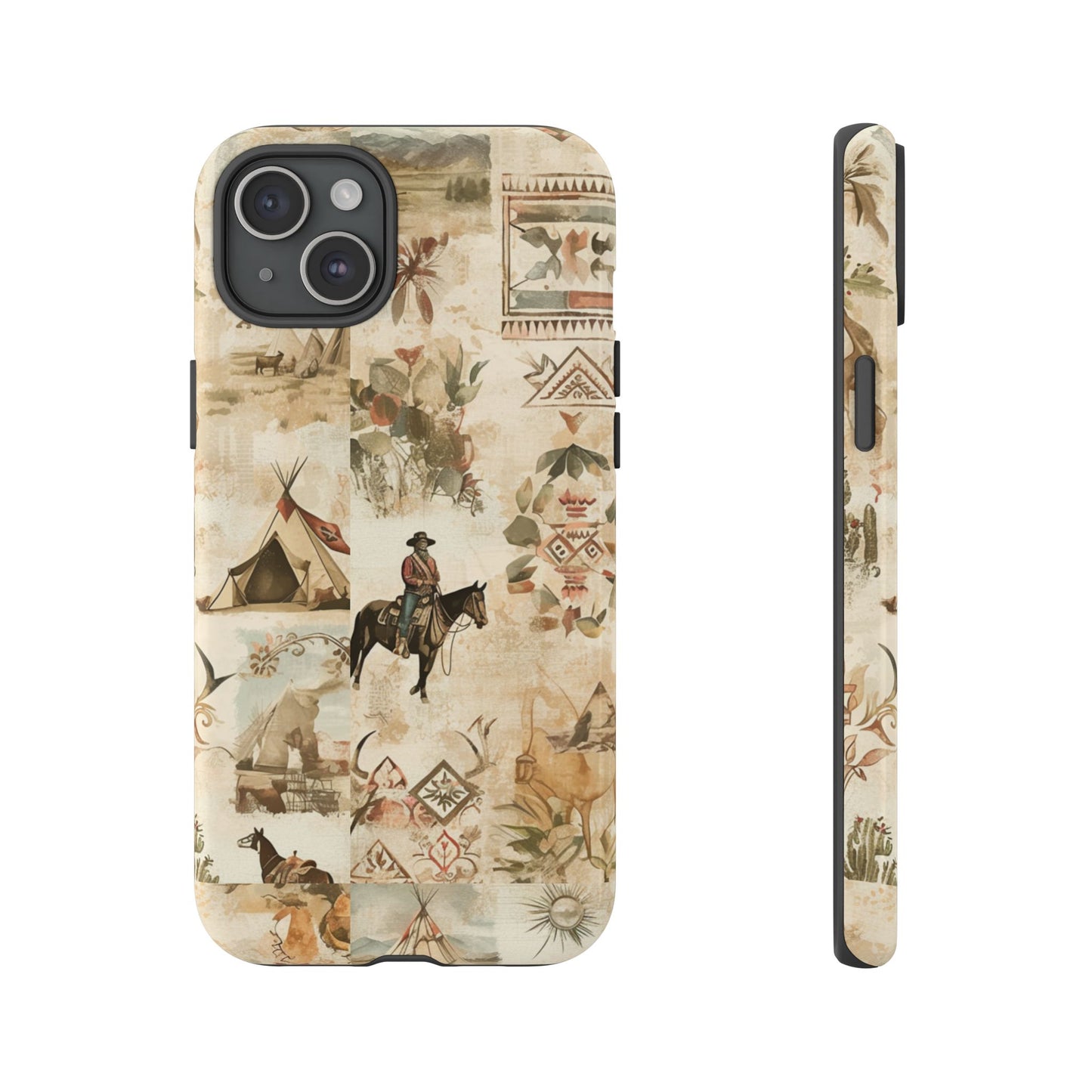 Western Collage Case | Vintage Country Aesthetic