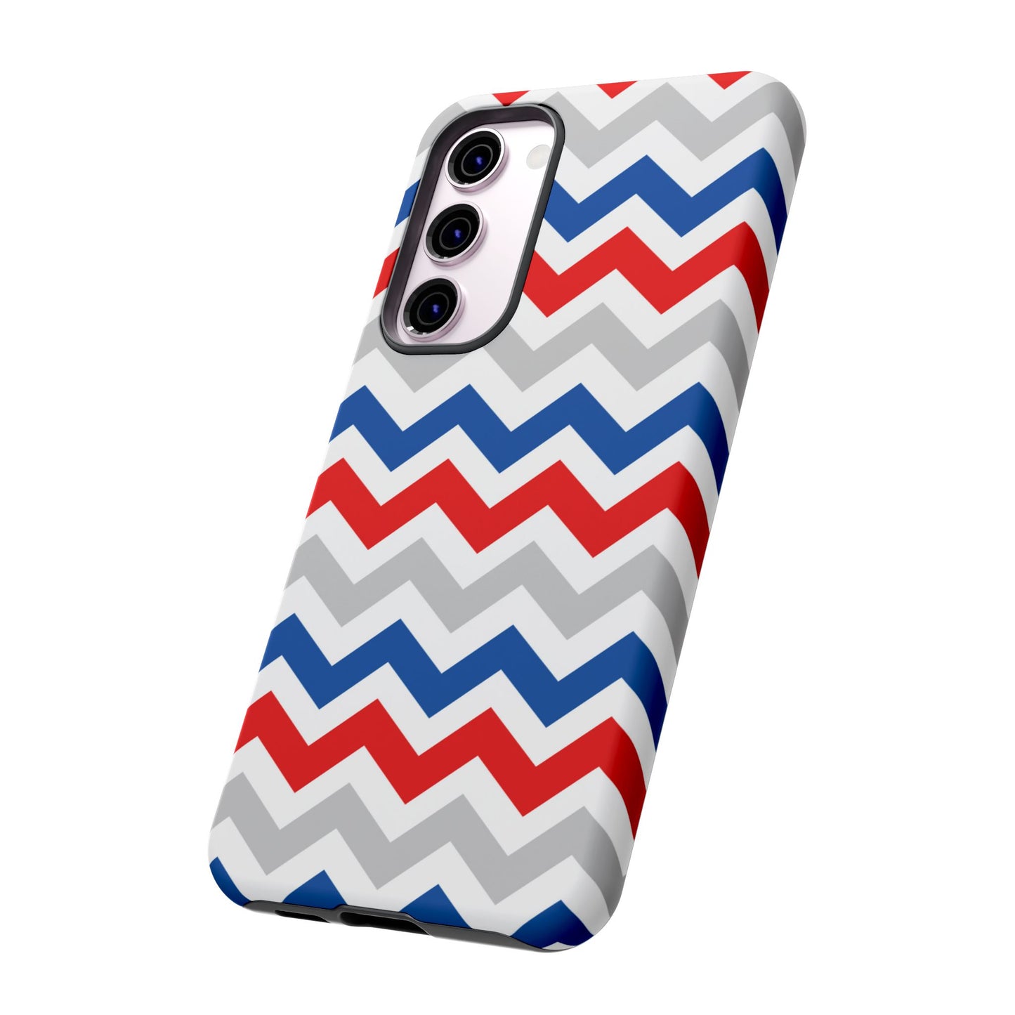 Patriotic Red, White & Blue Chevron – Bold Geometric Samsung Galaxy Case