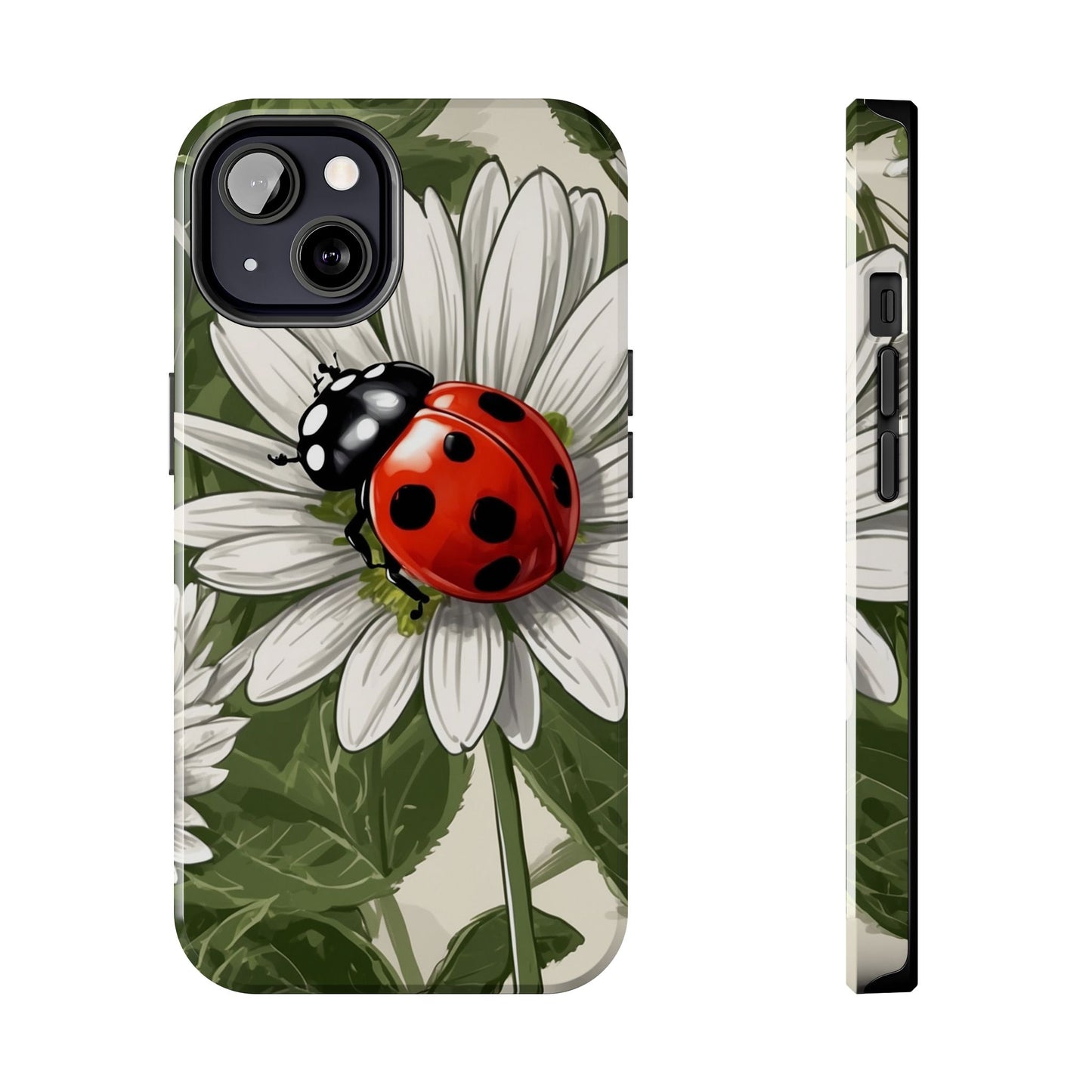 Ladybug & Daisy Garden Charm - iPhone Series Case