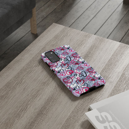 Graffiti Love Hearts Samsung Galaxy Case