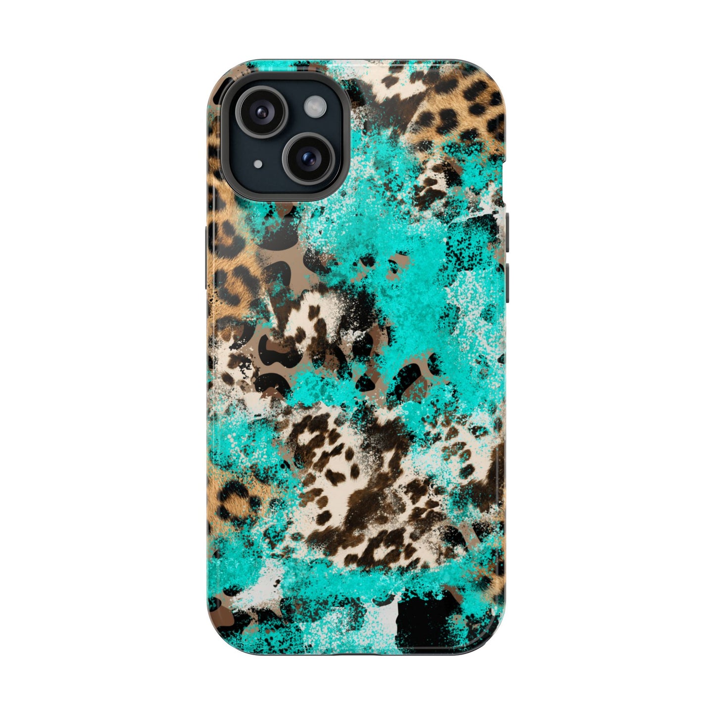 Aqua Splash Leopard - MagSafe iPhone Series Case