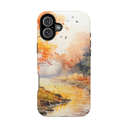 Autumn River Serenity – MagSafe iPhone Case