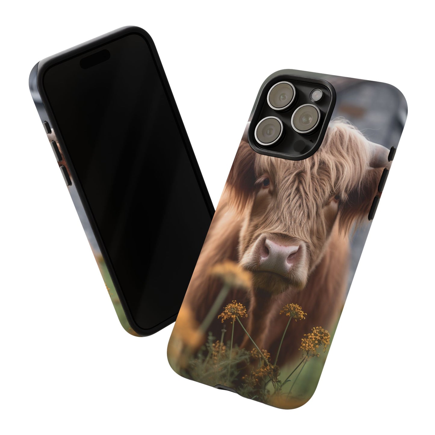 Highland Cow Phone Case | Custom Farmhouse | 10-foot Drop Protection