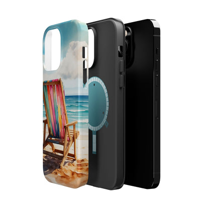 Vibrant Beach Escape MagSafe iPhone Case – Summer Vibes Design