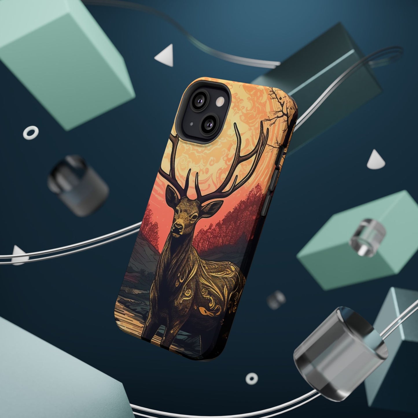 Celestial Stag – MagSafe iPhone Case