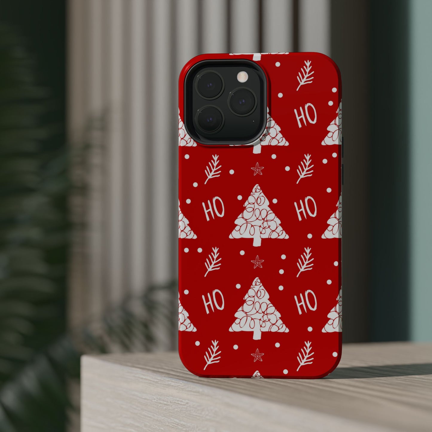 MagSafe iPhone Case: Ho Ho Ho – Christmas Tree Wonderland