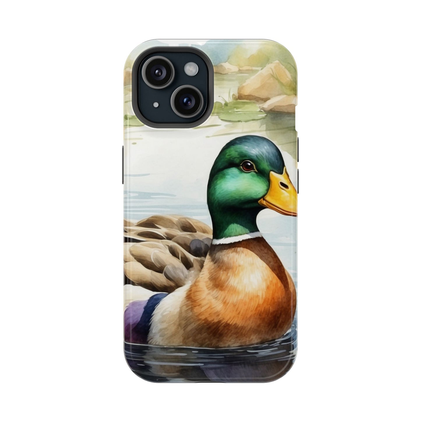 Serene Duck Reflection - MagSafe iPhone Case