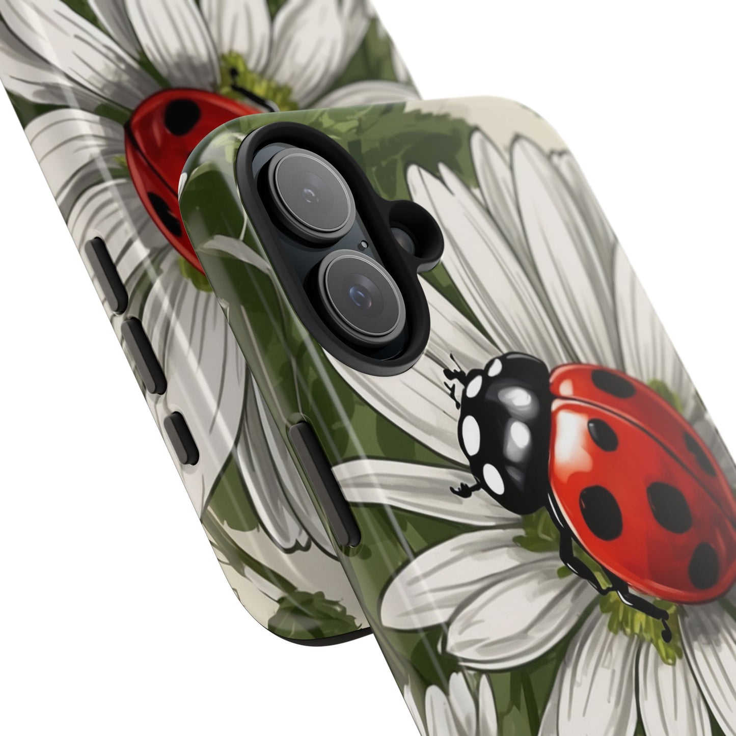 Ladybug & Daisy Garden Charm - iPhone Series Case