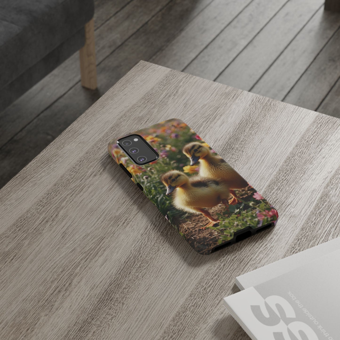 Charming Ducklings in Floral Garden - Samsung Galaxy Case