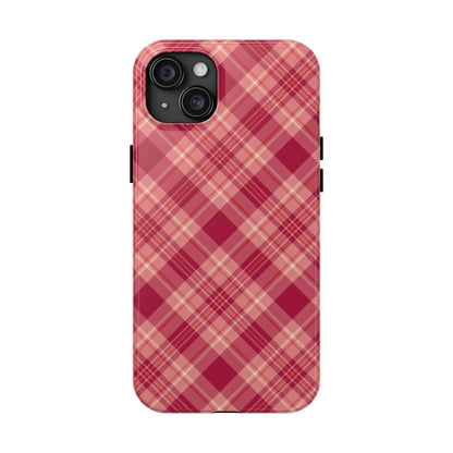 Rustic Red Plaid – iPhone Series Case