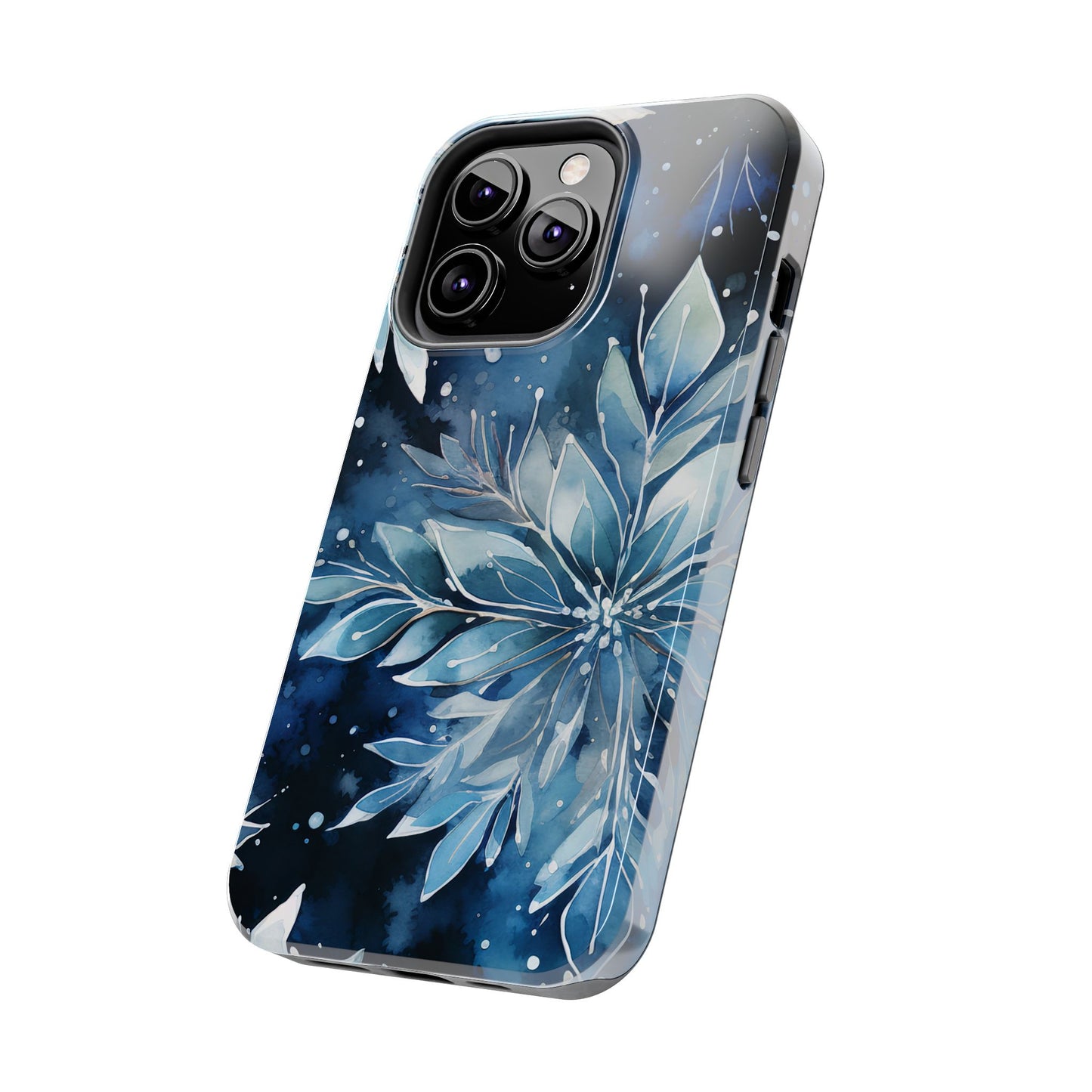 Winter’s Embrace – Blue Snowflake Samsung Galaxy Case