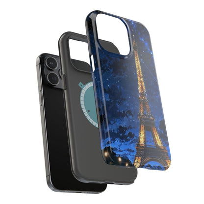 MagSafe Case - Eiffel Tower Under Starlit Sky Design