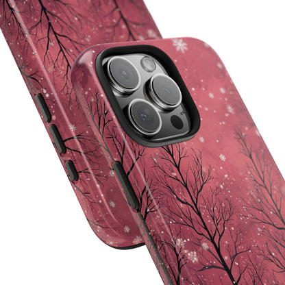 Pink Winter Twilight Forest - iPhone Series Case - BOGO Cases