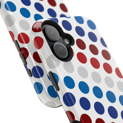 Patriotic Polka Dots - MagSafe iPhone Case