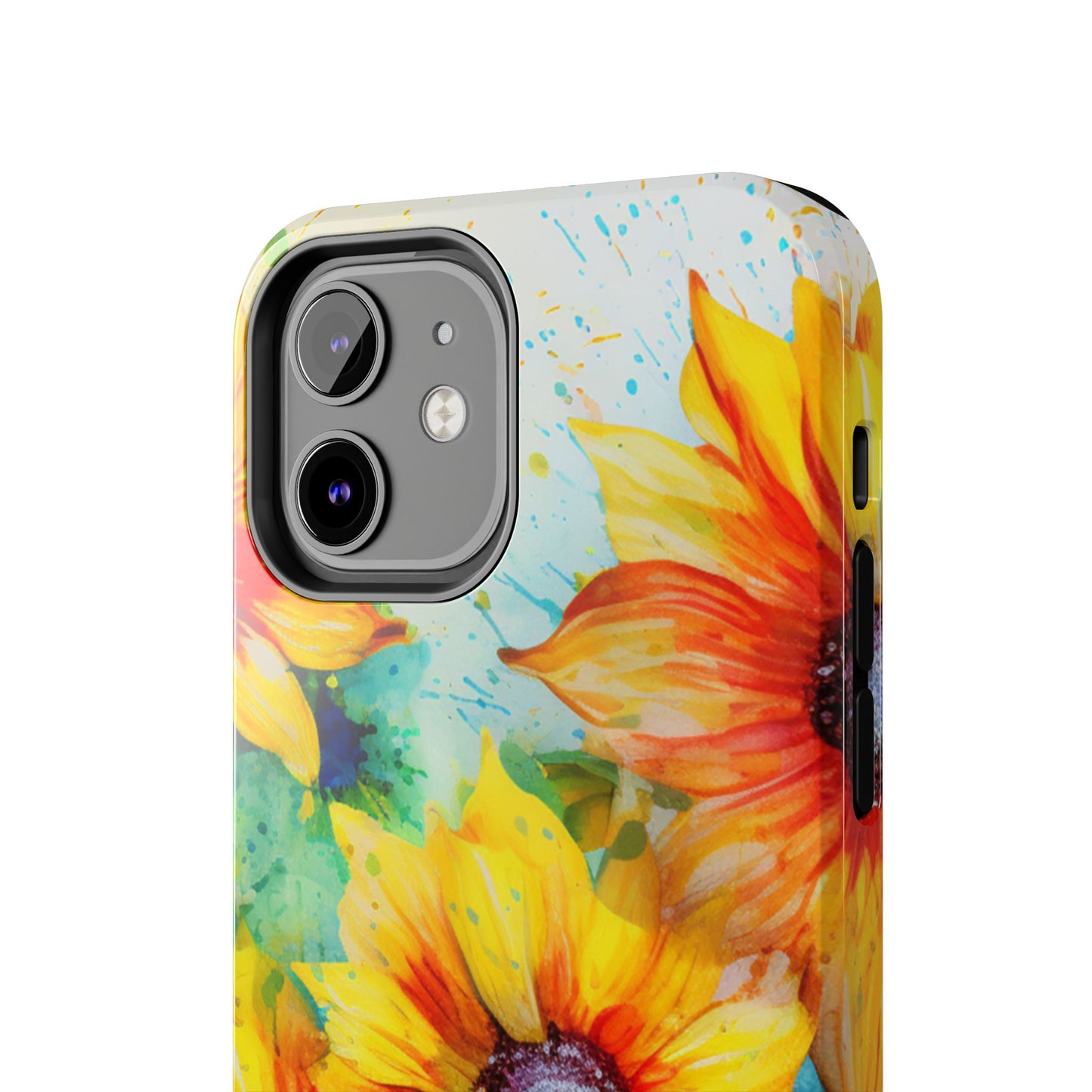 Watercolor Sunflower Splash - iPhone Series Case