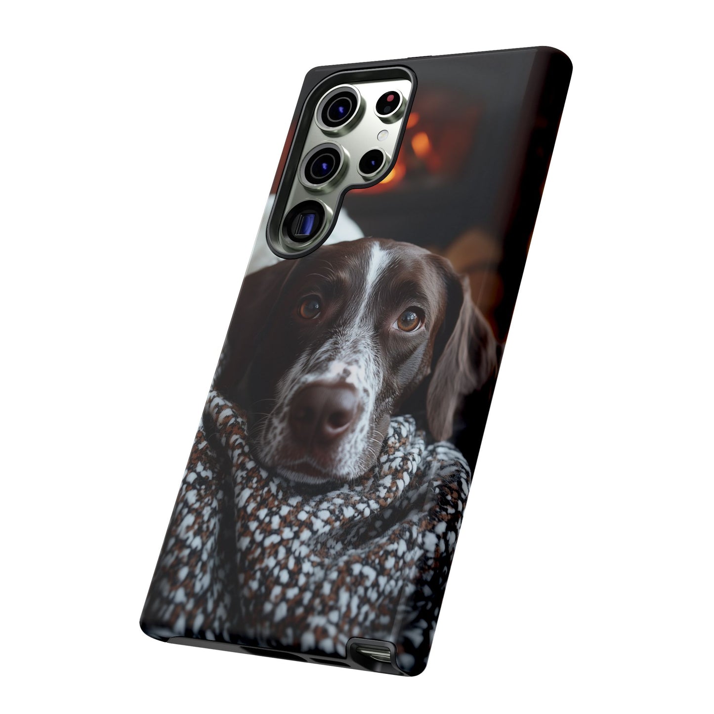 Relaxed German Shorthaired Pointer Samsung Galaxy Case – Rustic Charm Protective Cover