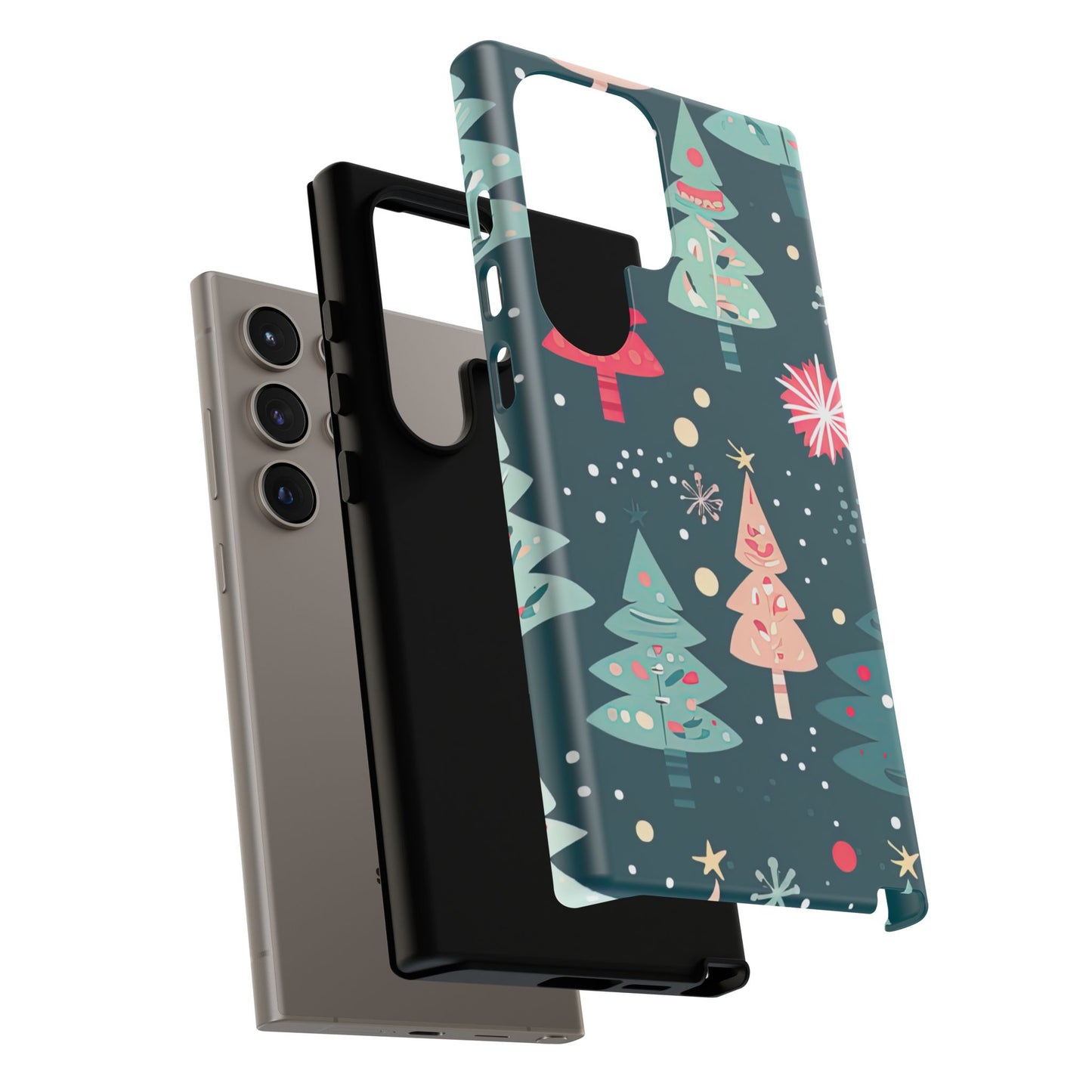 Whimsical Christmas Trees - Samsung Galaxy Series Case