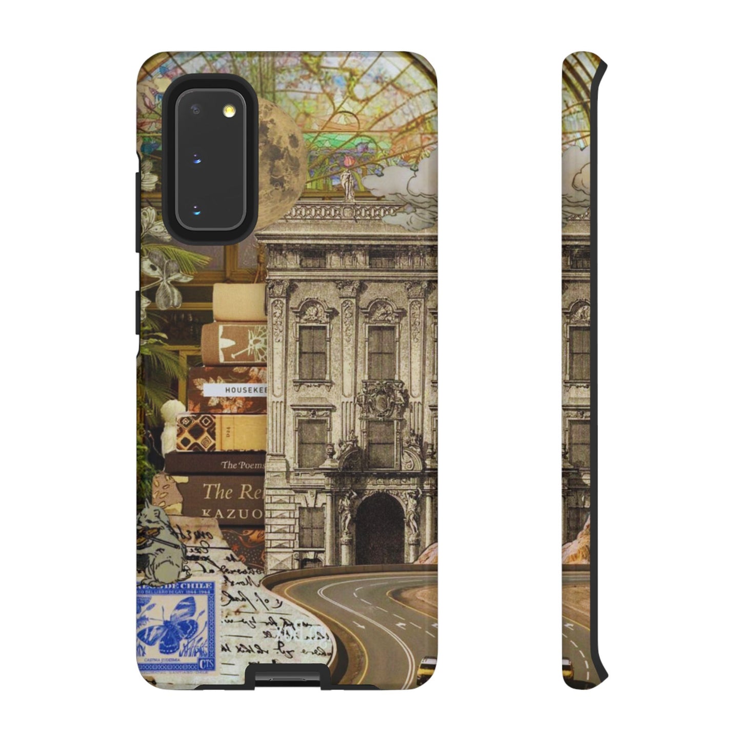 Whimsical Road Trip Collage Samsung Galaxy Case – Dual - Layer Protection with Vintage Art and Adventure Design - BOGO Cases