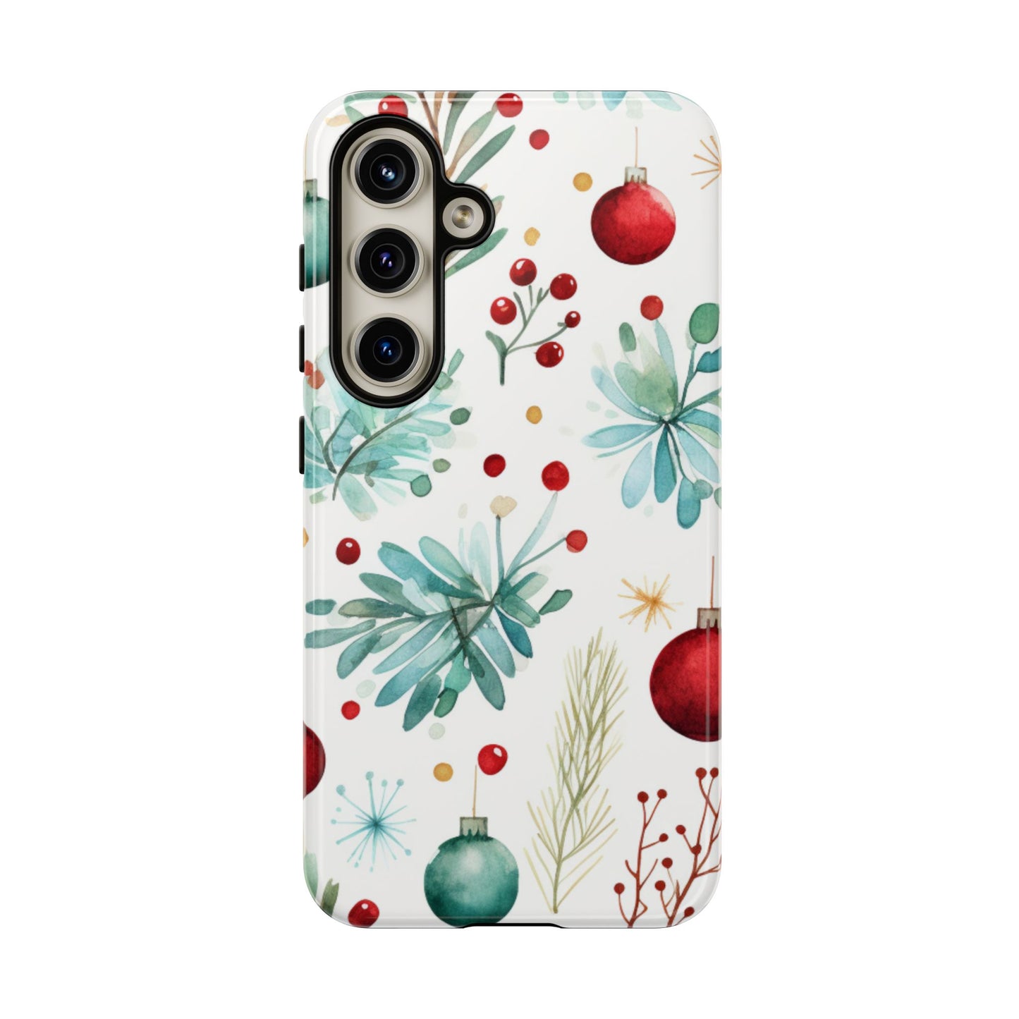 Festive Holiday Ornament Pattern – Samsung Galaxy Case