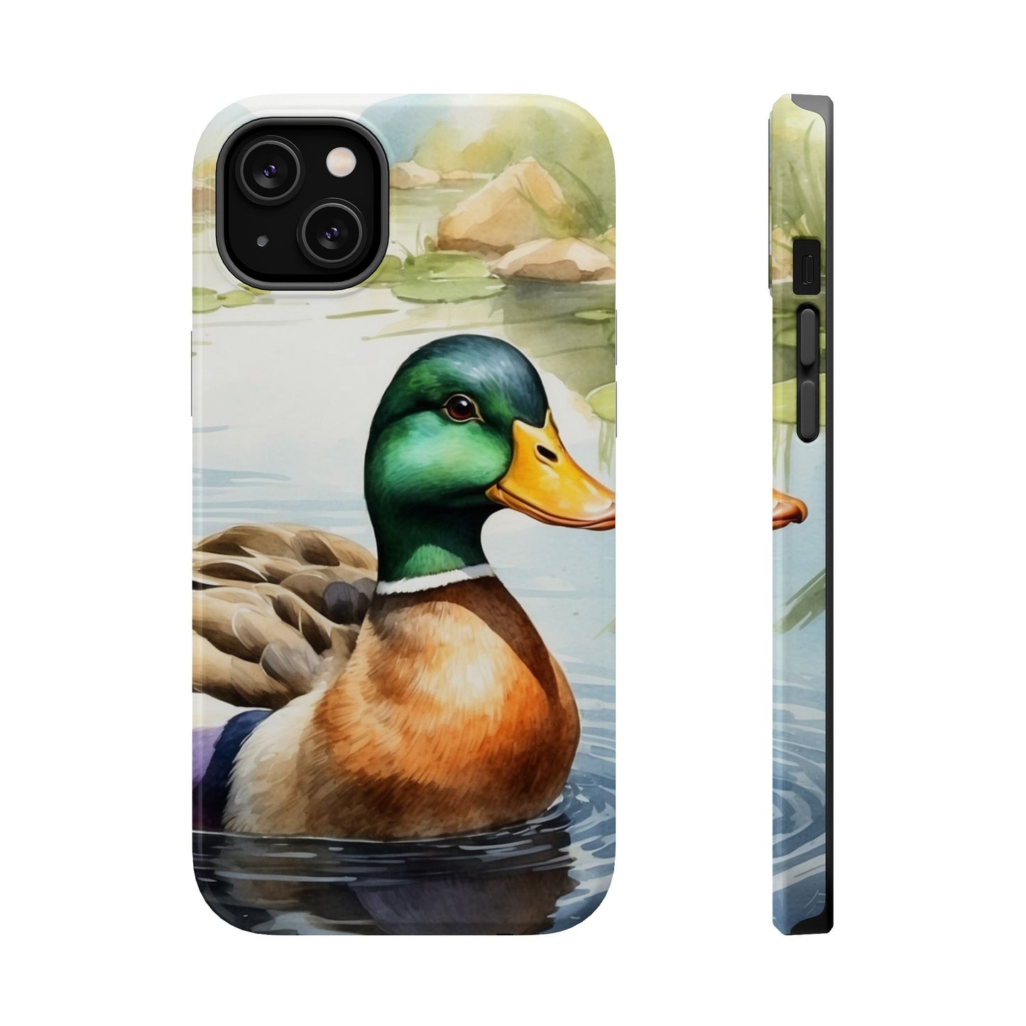 Serene Duck Reflection - MagSafe iPhone Case