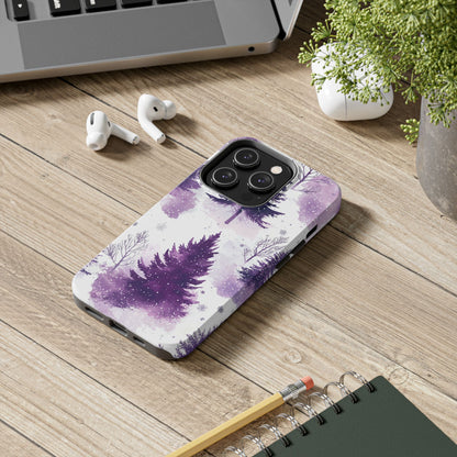 Purple Snowy Forest - iPhone Series Case