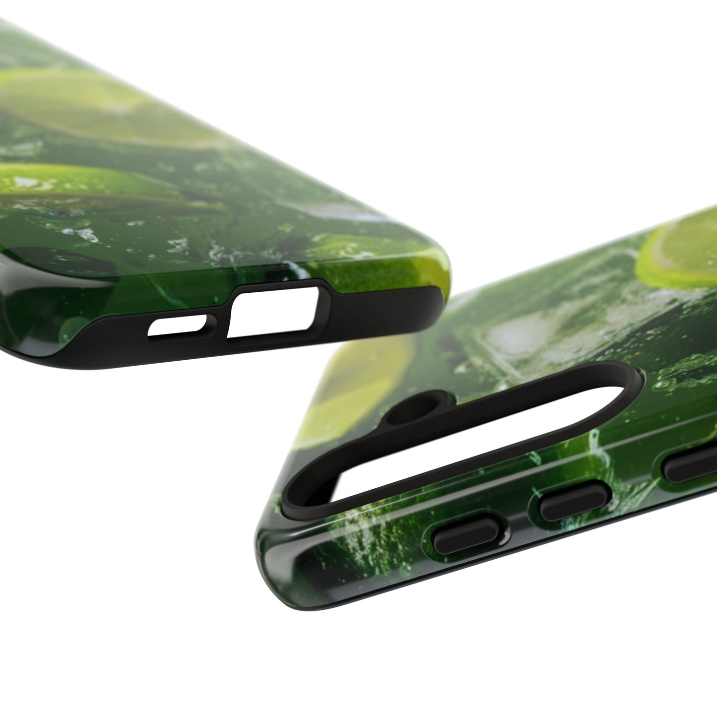 Refreshing Lime Splash Samsung Galaxy Case – Tough Protection, Vivid Dual-Layer Design