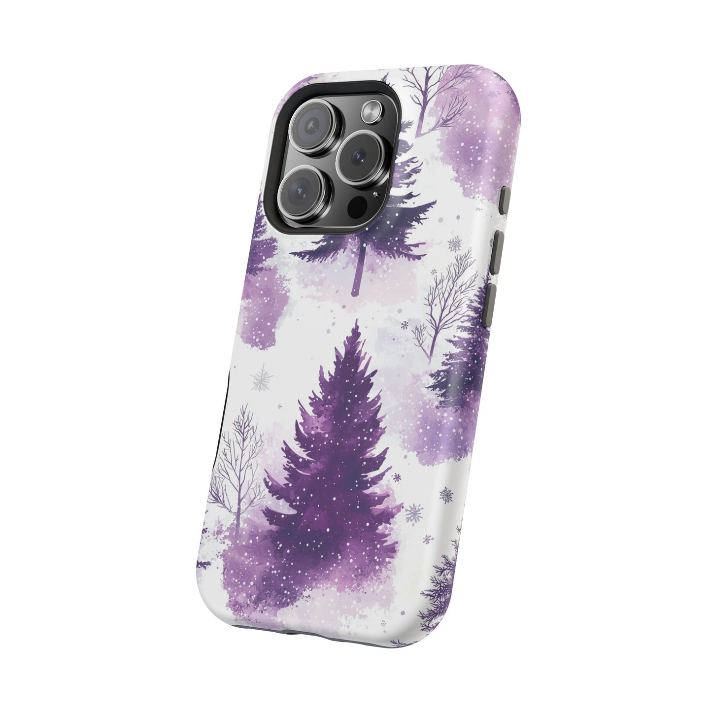 Purple Snowy Forest - MagSafe iPhone Series Case