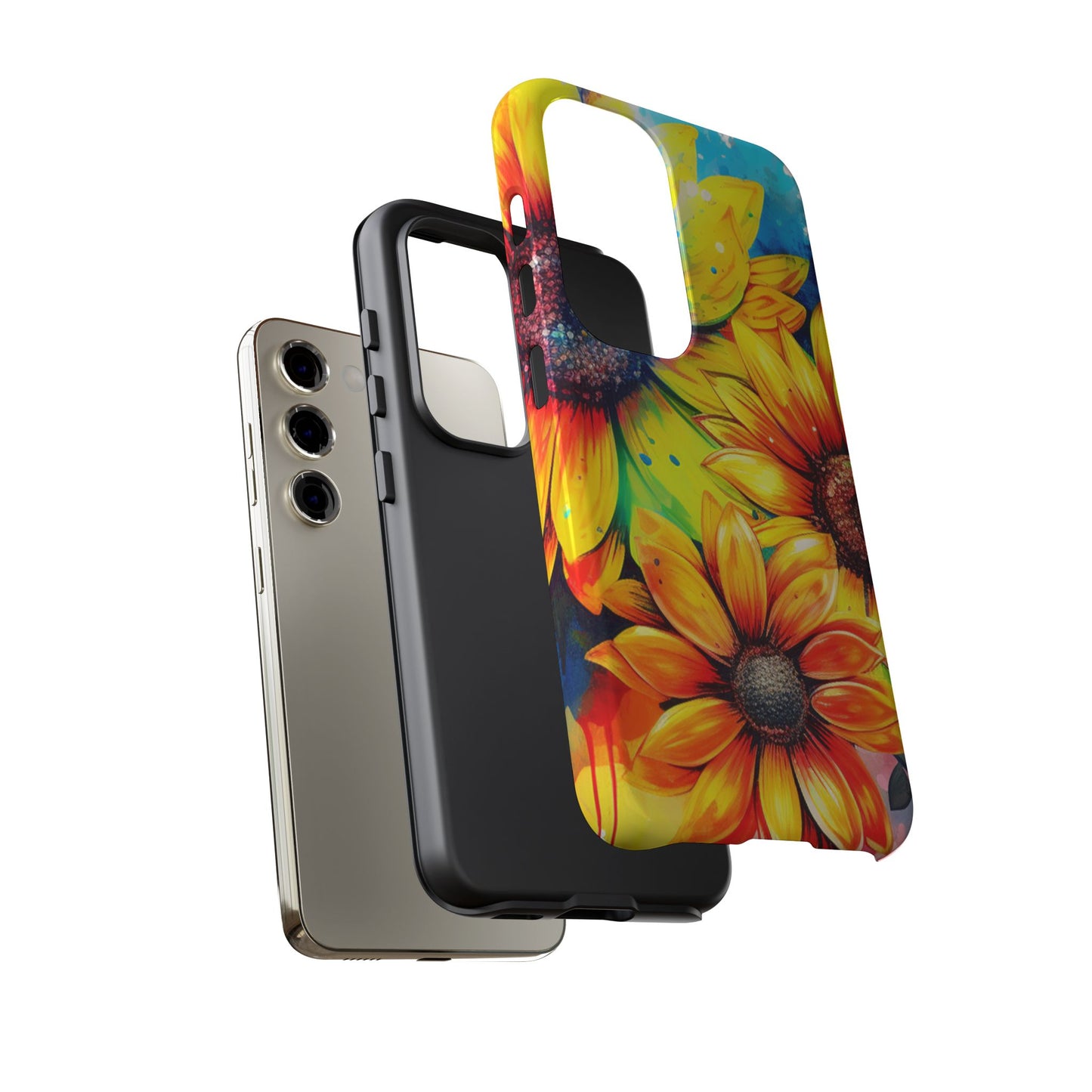 Vibrant Sunflower Splash - Samsung Galaxy Series Case