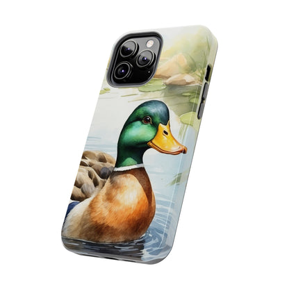 Serene Duck Reflection - iPhone Case