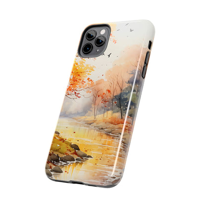 Autumn River Serenity – iPhone Case