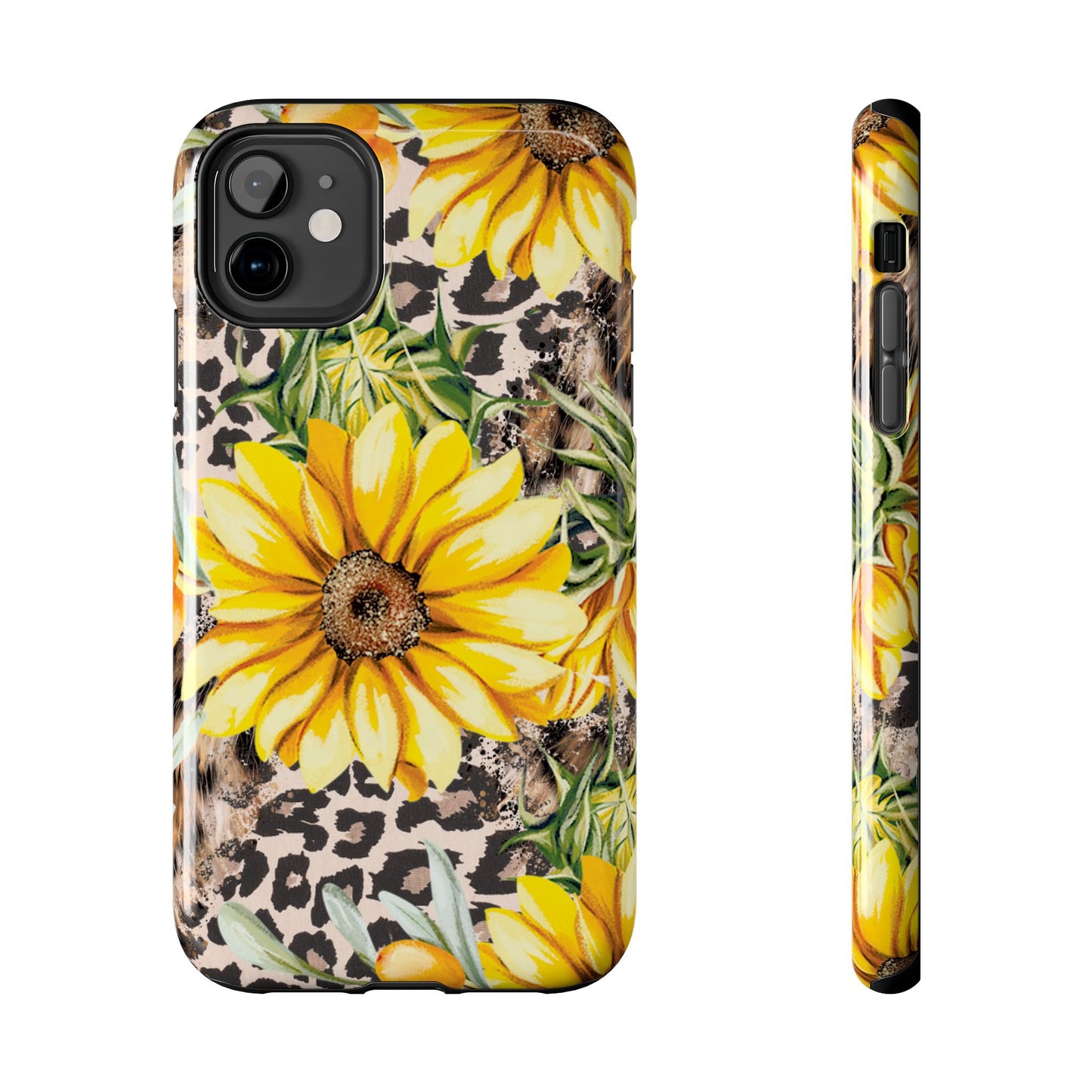 Leopard Sunflower Chic - iPhone Series Case