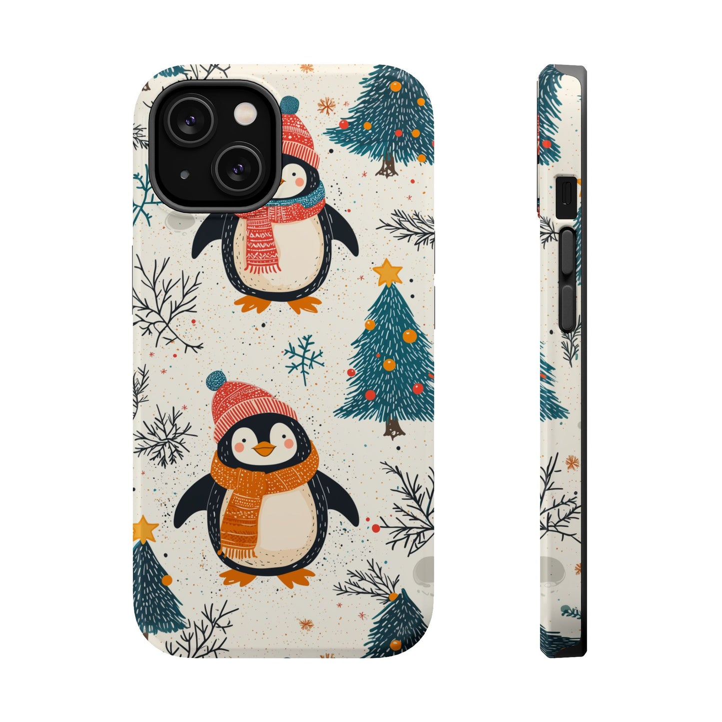 Snowy Christmas Cheer MagSafe iPhone Case