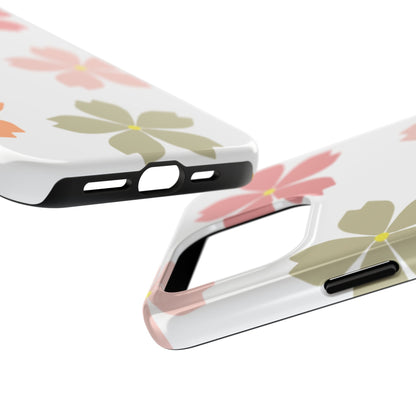 Pastel Sakura Blossom Tough iPhone Case – Durable Design with Soft Matte Finish